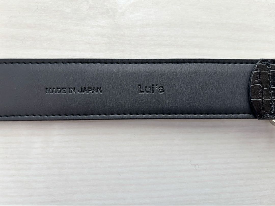 Lui'sルイス　オリジナルバックルレザーベルト