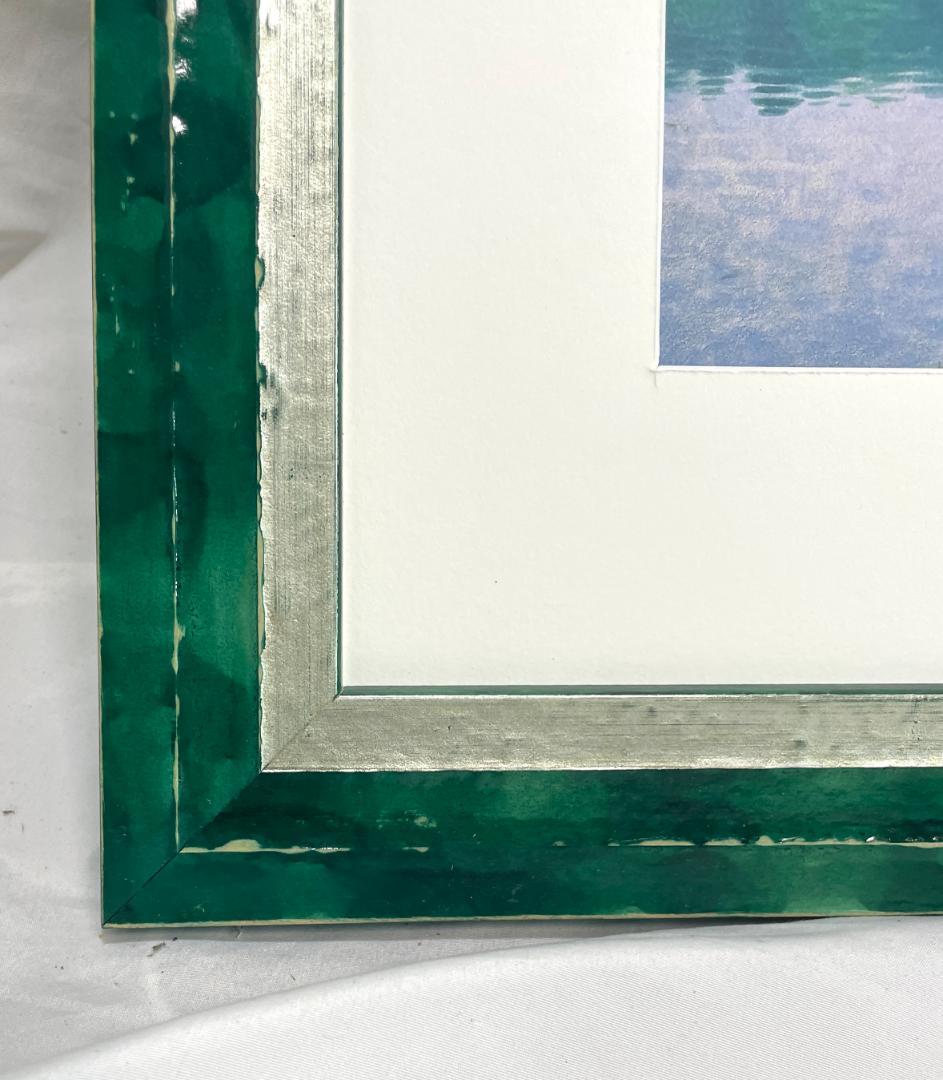 【新品】東山魁夷 『若葉の季節』複製画 　ポスター高級額付　風景画 新緑