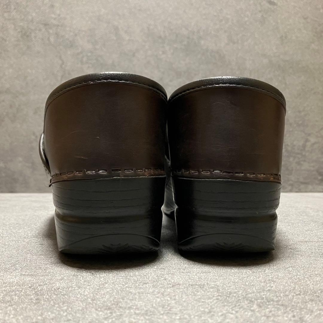 極美品　ダンスコ　プロフェッショナル　オイルドレザー　ブラウン　2195
