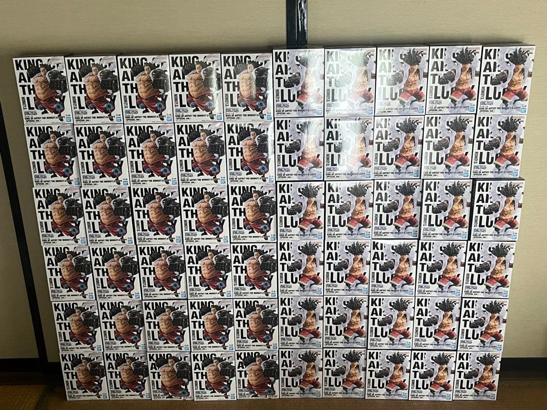 ワンピース KING OF ARTIST ルフィ フィギュア 60体セット