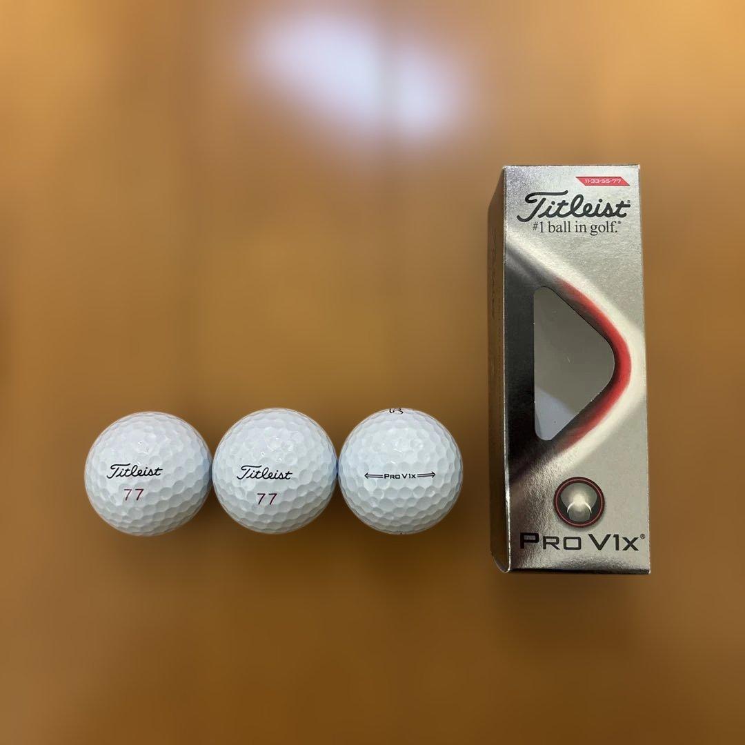 タイトリスト PRO V1X ゴルフボール 2ダース　（2021年モデル）