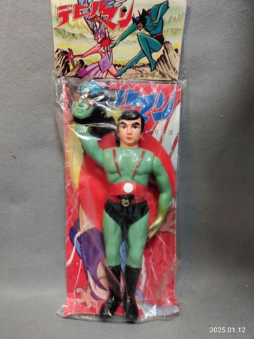 昭和レトロ 激レア当時物 デビルマン 面取れマスク取れ パチソフビ