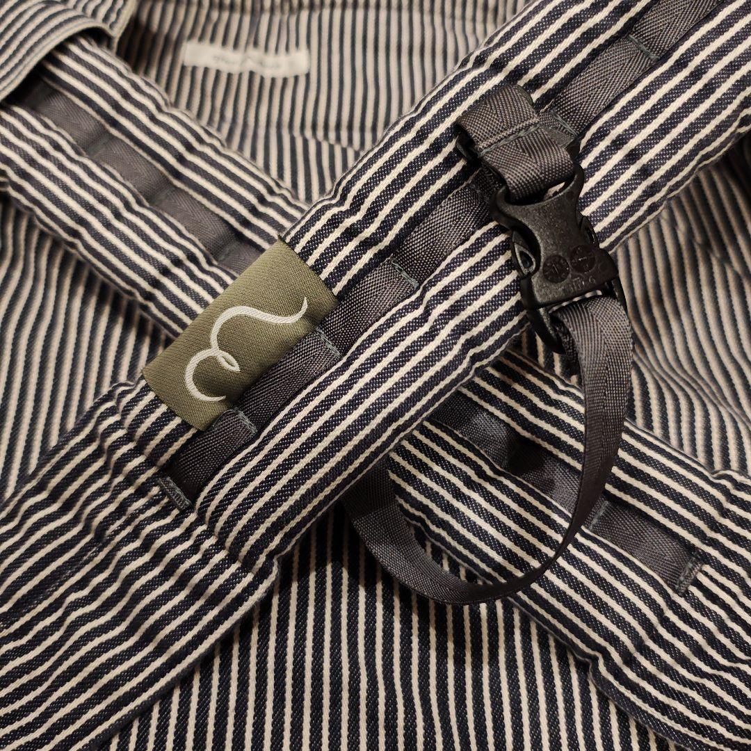 グランモッコ gran mocco おんぶ紐 おんぶひも ネイビー ストライプ