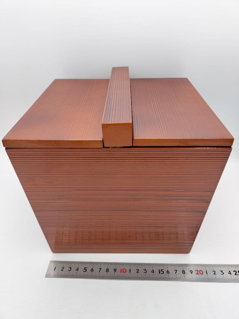 c842 釣瓶水指 春慶塗 紙箱 水漏れ確認済　茶道具 古物