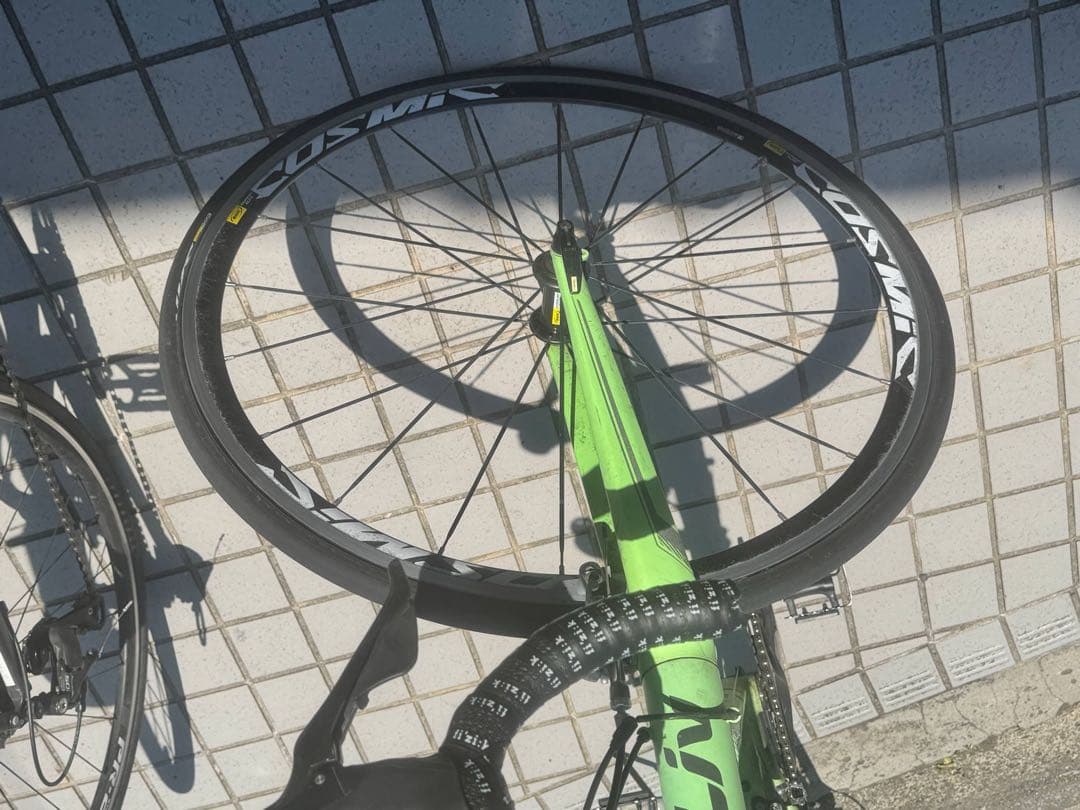トライアスロンバイク グリーン