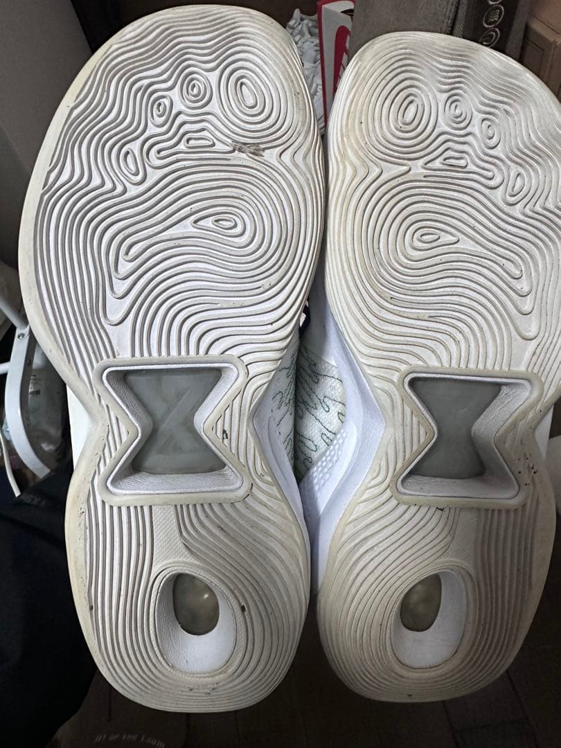 NIKE PG-5バスケットボールシューズ ホワイト/パープル