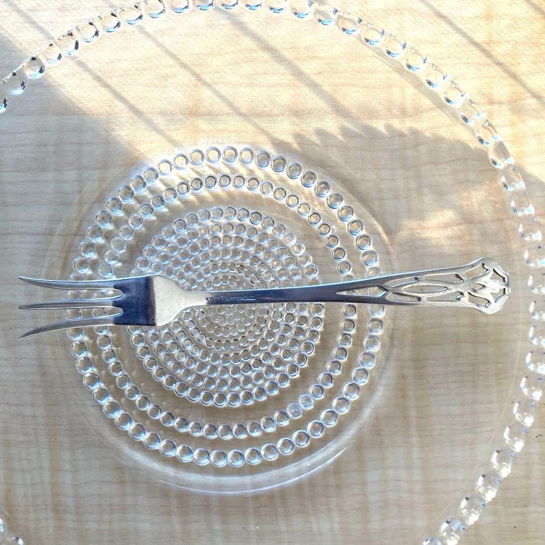 RW&S 純銀　透かし　アンティーク　フォーク