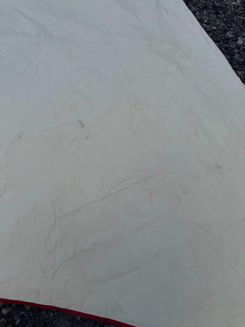 テンマク 廃番ムササビウイング13ft.コットン“焚き火”version タープ