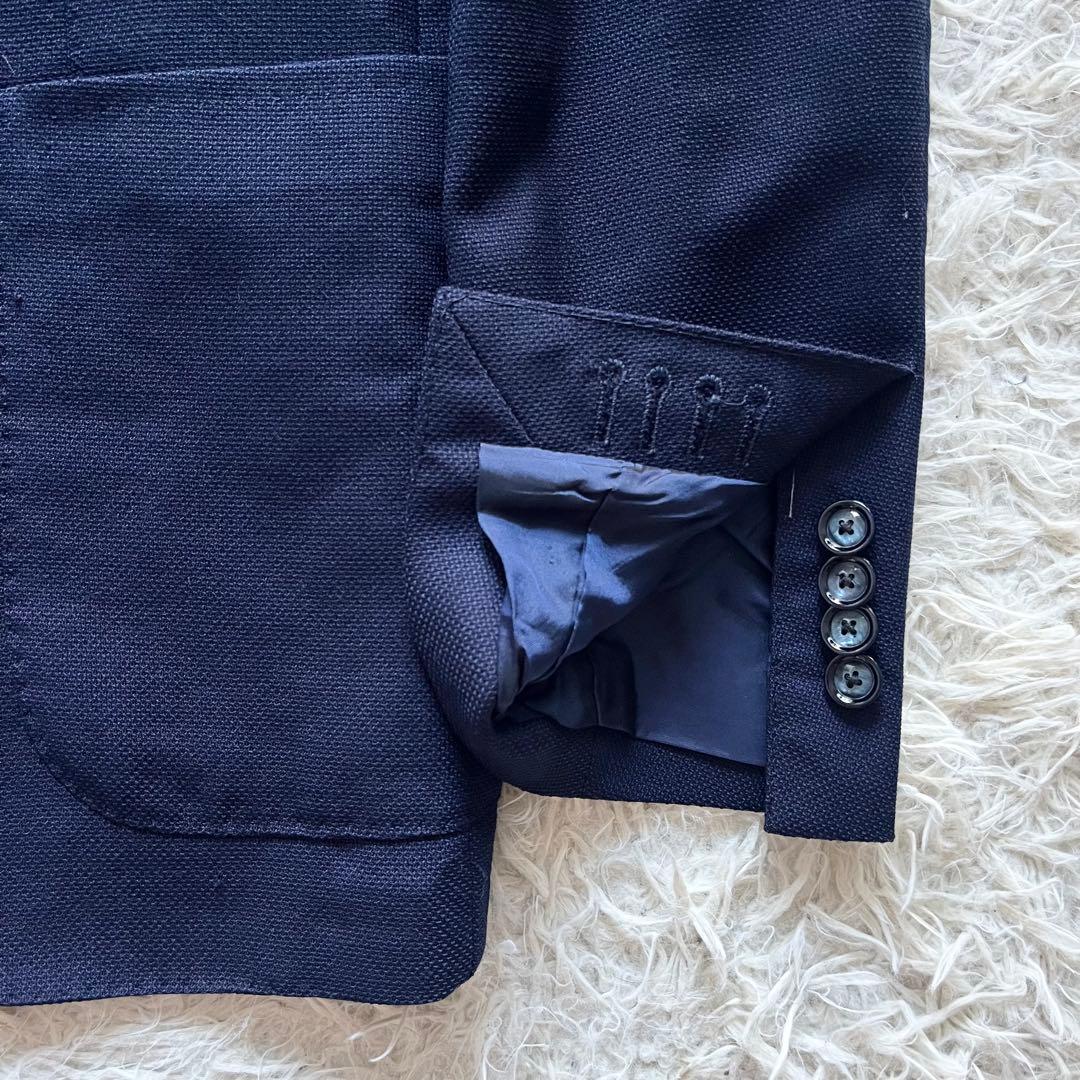 <美品>TAGLIATORE REDA生地 ネイビー ウール ジャケット 44