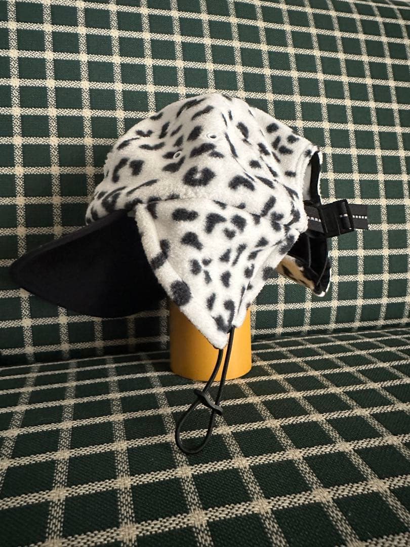 Supreme レオパード柄 フラップ付きキャップ