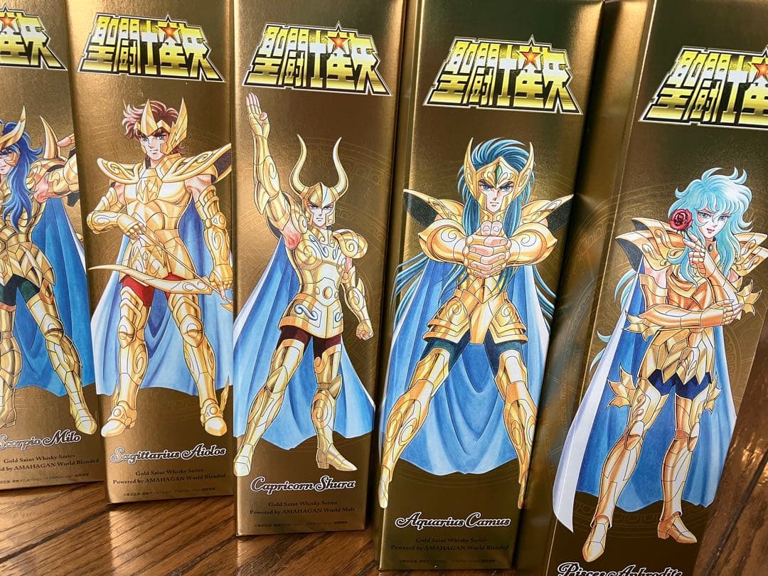 長浜蒸溜所　聖闘士星矢　黄金聖闘士ウイスキー　12本コンプセット