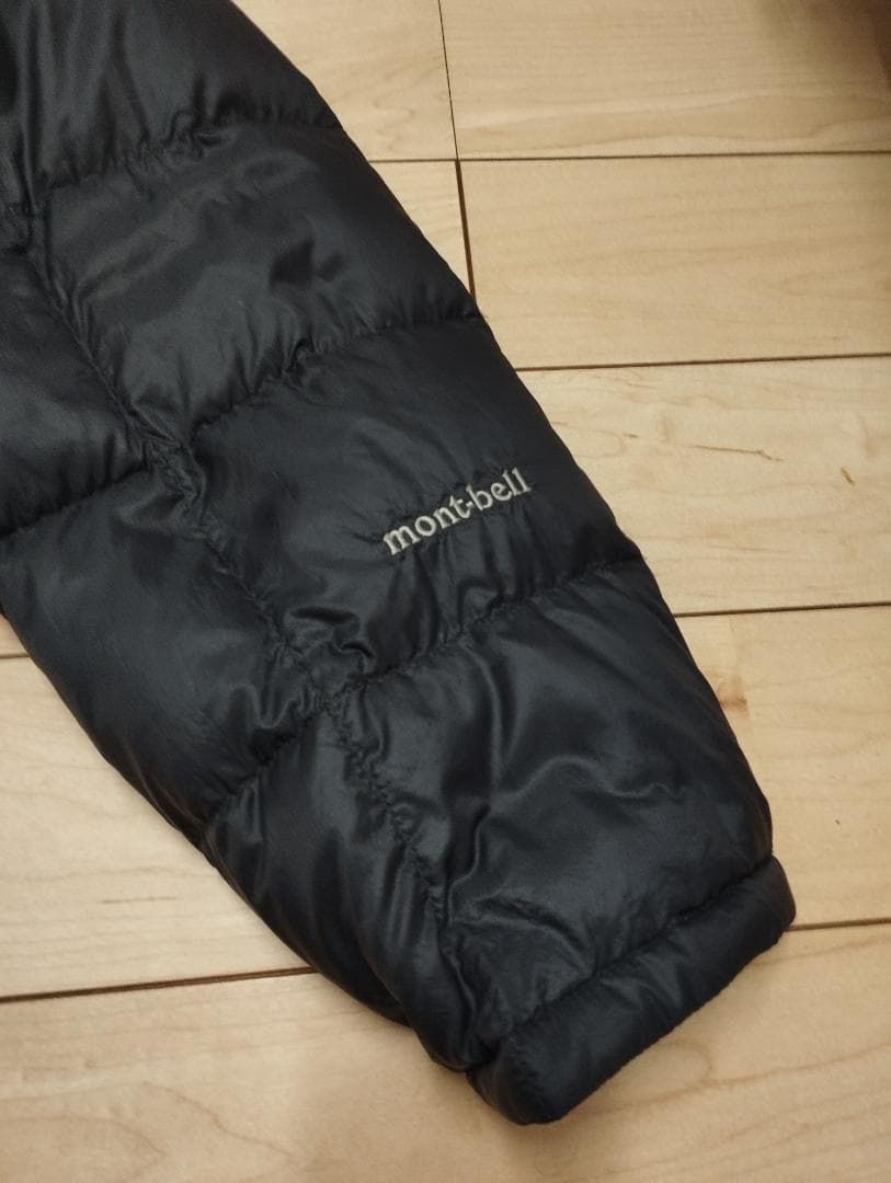 mont-bell フード付きダウンジャケット XL ブラック