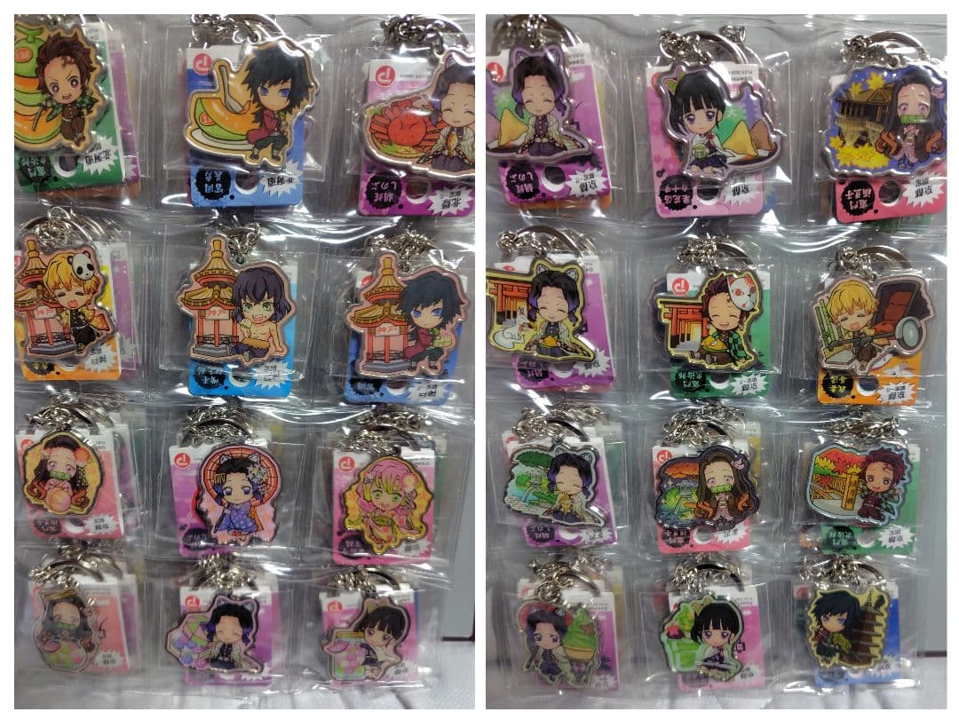 【新品未開封】被りなし316個セット 鬼滅の刃ご当地キーホルダー メタル