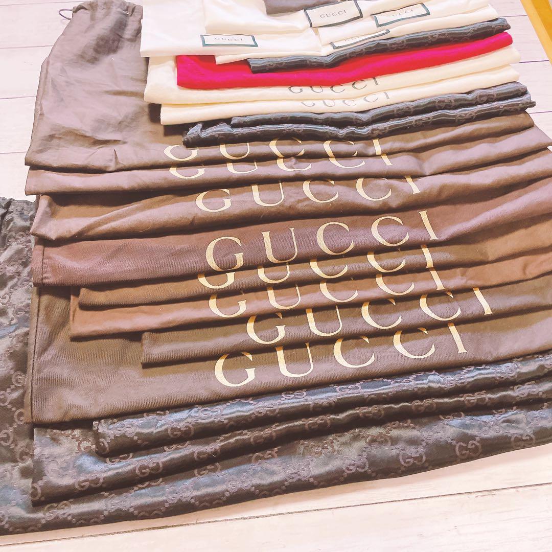 H2900 GUCCI グッチ　大 収納　保存袋　袋　バッグ　まとめ