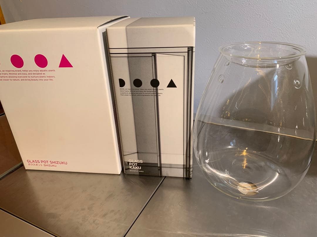 DOOA ガラスポットSHIZUKU KAKU