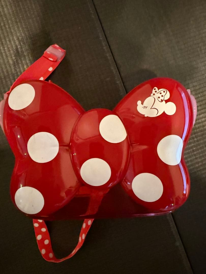 【お得】ミニーファンキャップマフラー、ポップコーンケース　セット