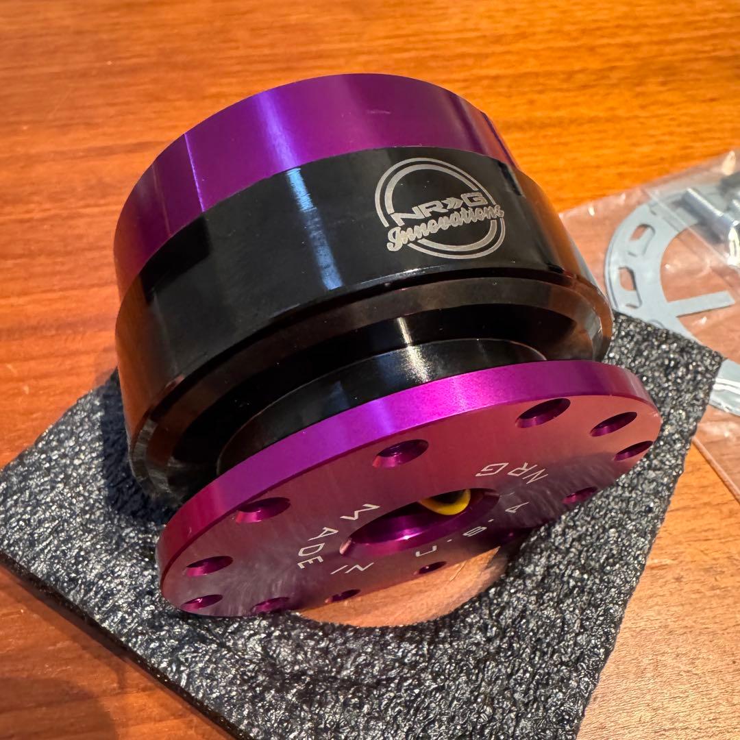 NRG クイックリリース　アメリカ製　初期モデル　正規品　紫色