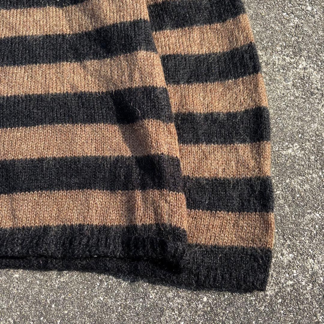 90s モヘアニット ボーダー パンク グランジ archive Y2K