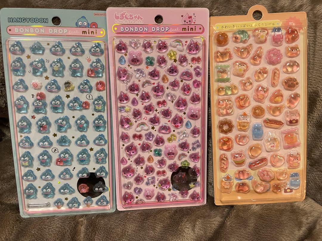 12枚　ボンボンドロップシール　正規品　たまごっち　キティ　しずくちゃん