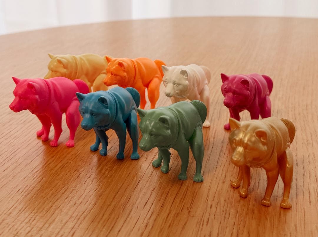 いきむ犬 柴犬 Squatting Dog ガチャ 全8色コンプ