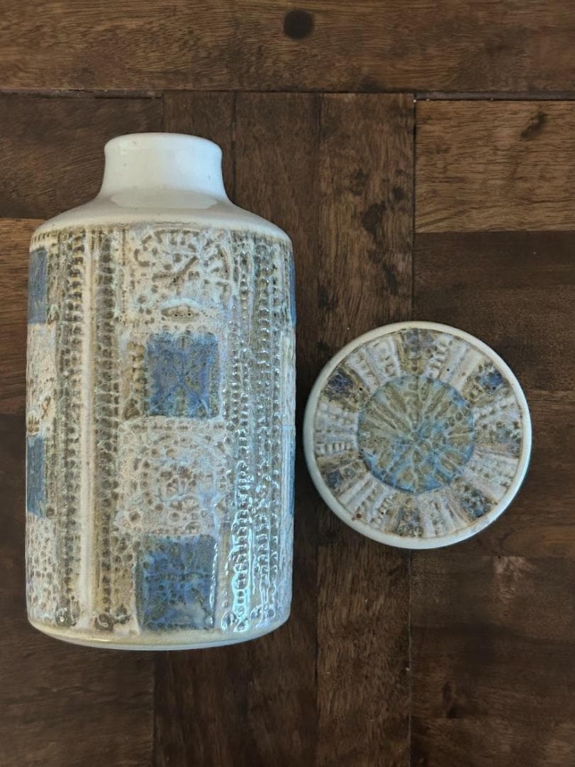 タイムセールan16 ロイヤルコペンハーゲン　ヴィンテージ　蓋つき花瓶　壺