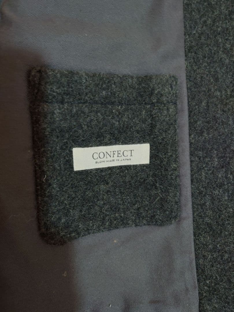 ウールモッサークルーネックベスト