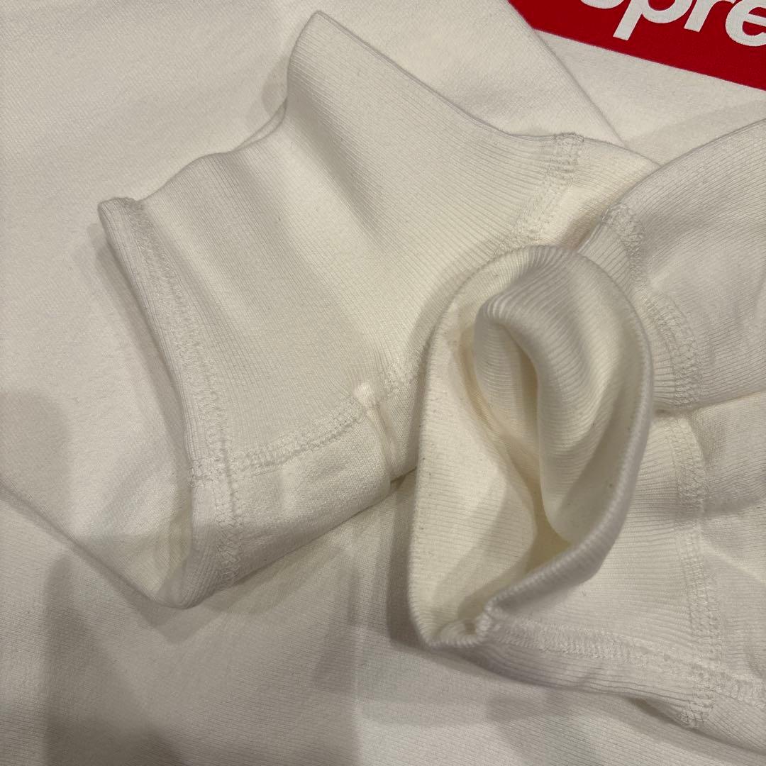 トップス Supreme Washed Box Logo Crewneck White L