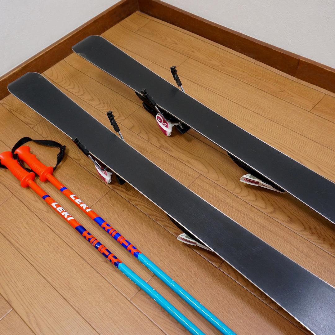 メンテ済 110cm 靴20cm ATOMIC スキーセット おまけ