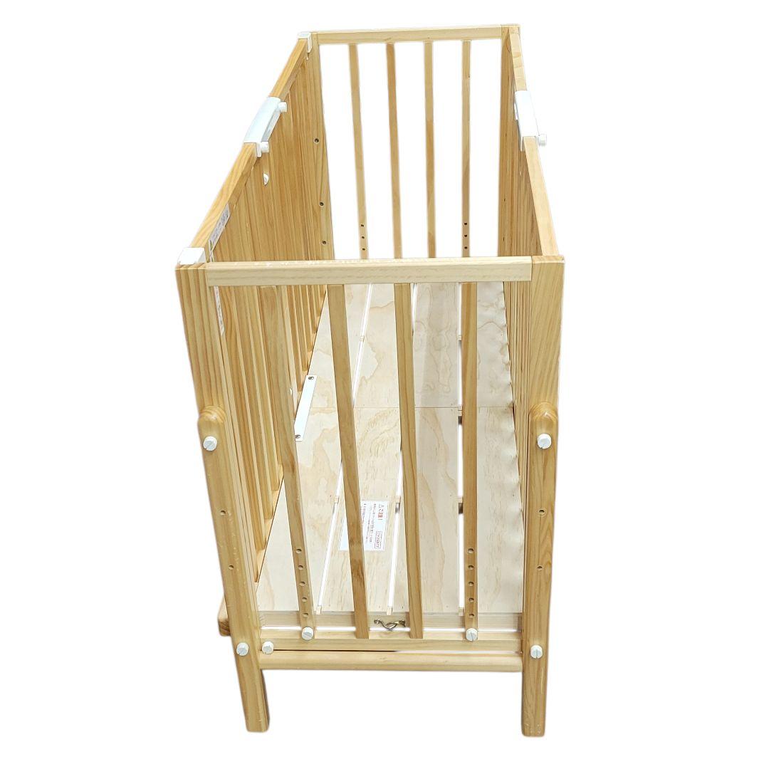 希少 大和屋 YAMATOYA そいねーるIII ベビーベッドNA 木製