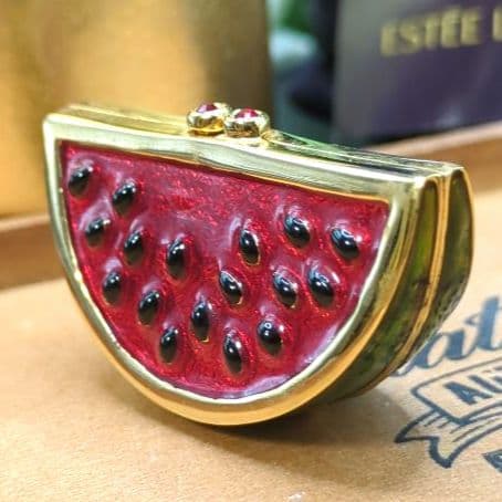 エスティローダー 練り香水 ソリッドパフューム スイカ 小物入れ 専用の箱付き