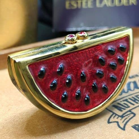 エスティローダー 練り香水 ソリッドパフューム スイカ 小物入れ 専用の箱付き