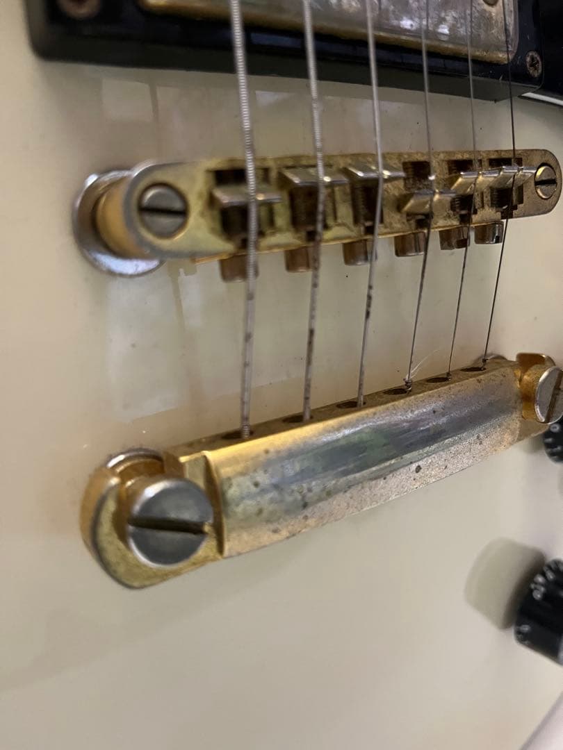 7 訳あり　フォトジェニック　レスポールカスタム　ホワイト