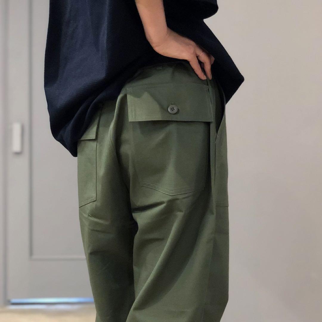 パンツ HTS COTTON/LINEN KERSEY BAKER PANTS