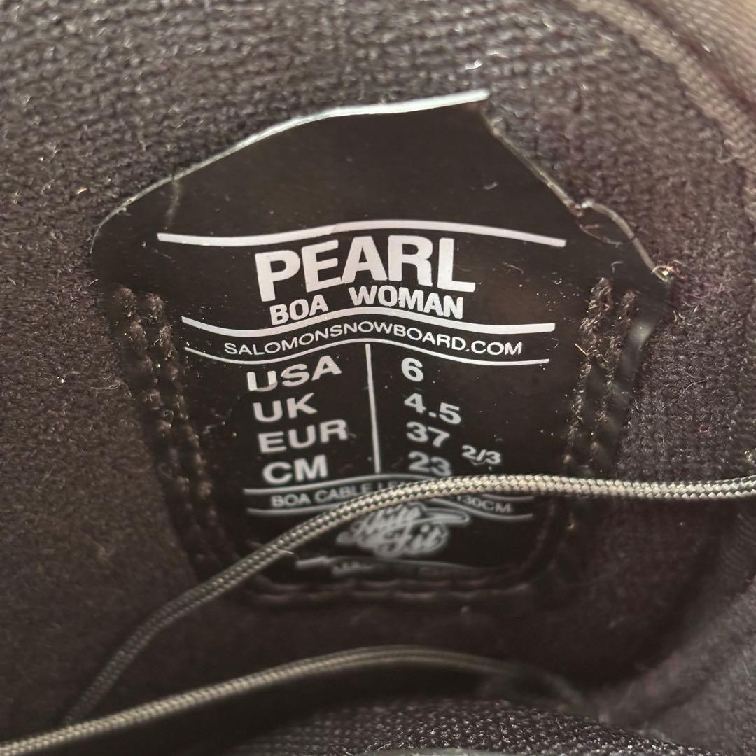 サロモン スノーブーツ PEARL BOA WOMAN 23cm