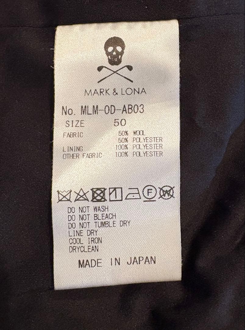 MARK & LONA ジャケット サイズ50 XL マークアンドロナ