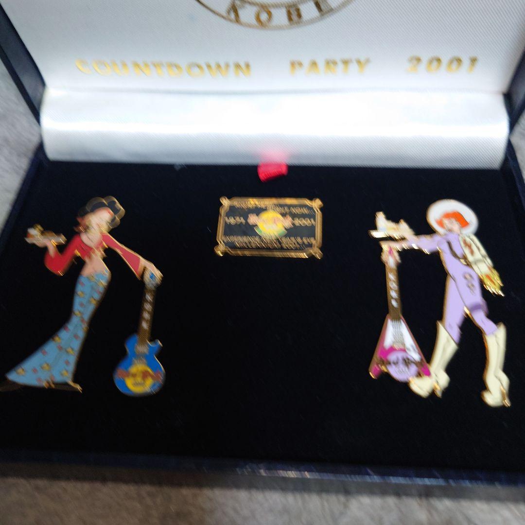 ハードロックカフェKOBE 2001 カウントダウンパーティーピン