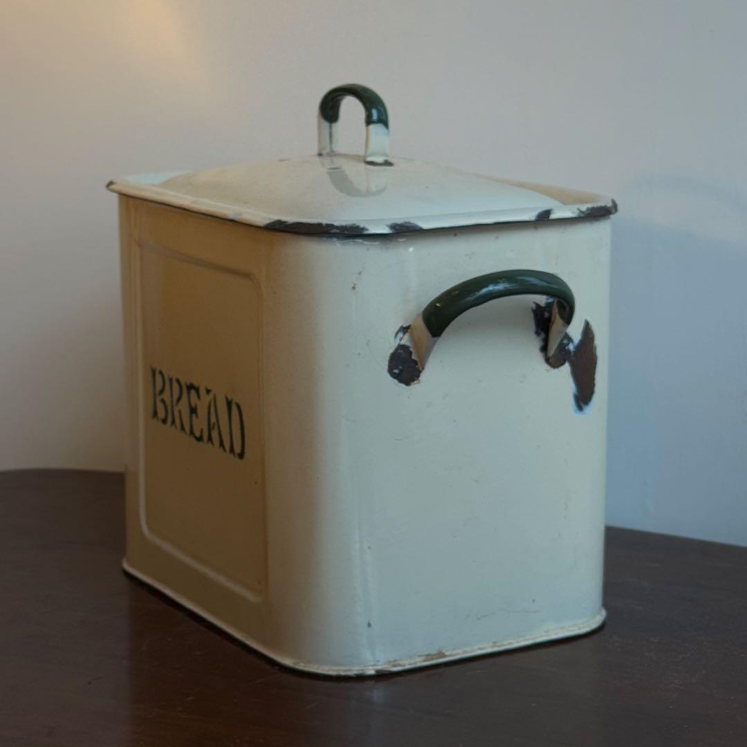 イギリス ヴィンテージ ホーロー ブレッドケース BREAD パンケース 収納