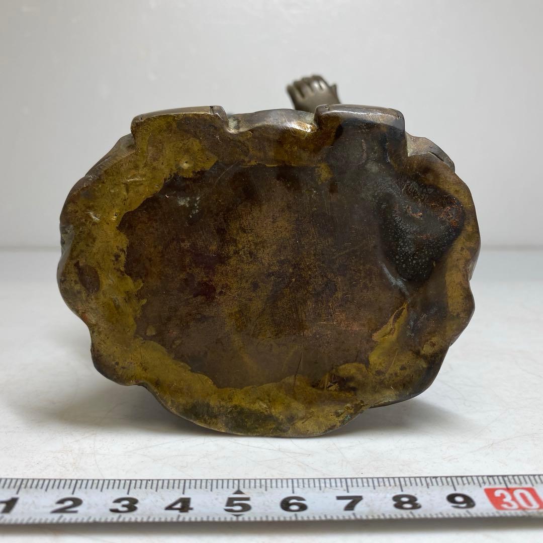 古銅 中国美術 極上彫 人物高さ約21cm 重さ2018g タニサ