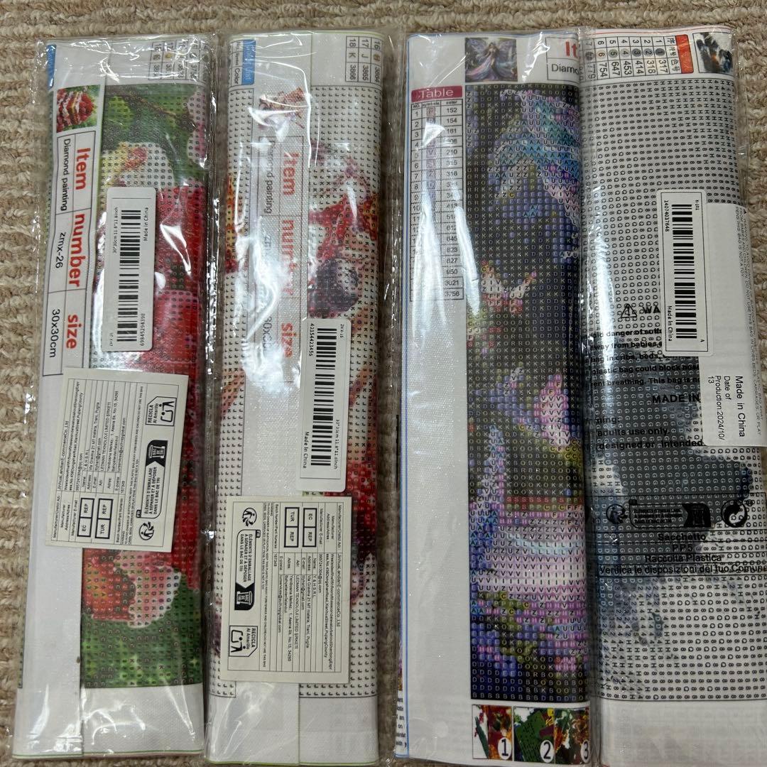 ダイヤモンドアートキット　まとめ売り 11点 おまけあり　動物　多め