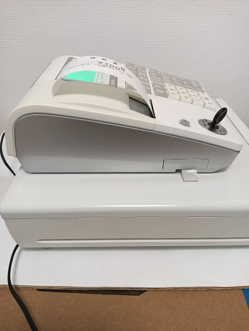CASIO TE-400 電子レジスター ホワイト ※送料込