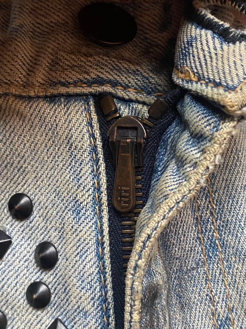 希少 NUMBER (N)INE 06SS ガンズ期 スタッズ ペイント デニム