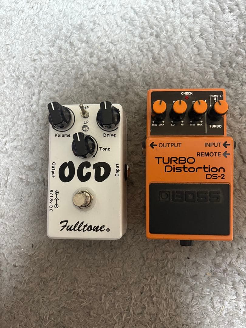 Fulltone OCD クローン & BOSS DS-2 エフェクターセット