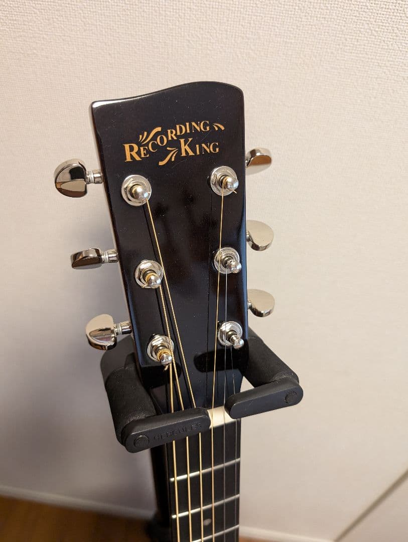 トップ単板美品★アンプ不要！リバーブやコーラスがかかる★　レコーディングキング