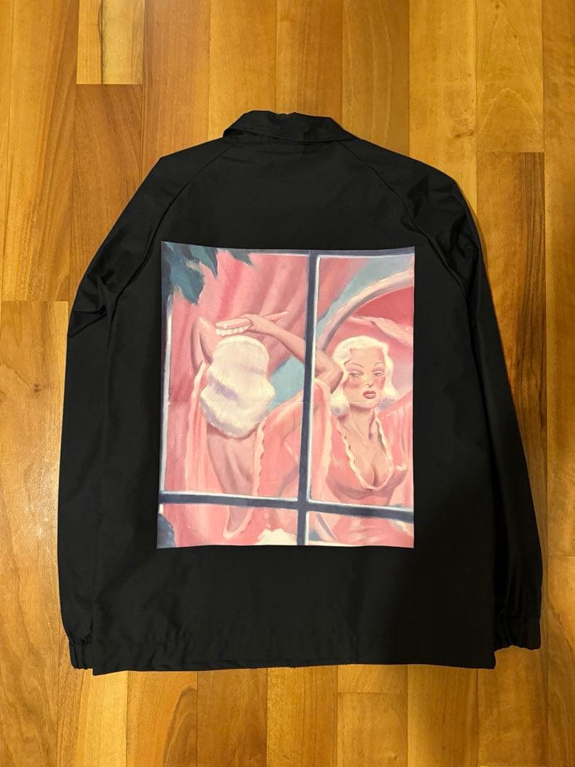 サノバチーズ コーチジャケット ナイロンジャケット ブラック M 新品