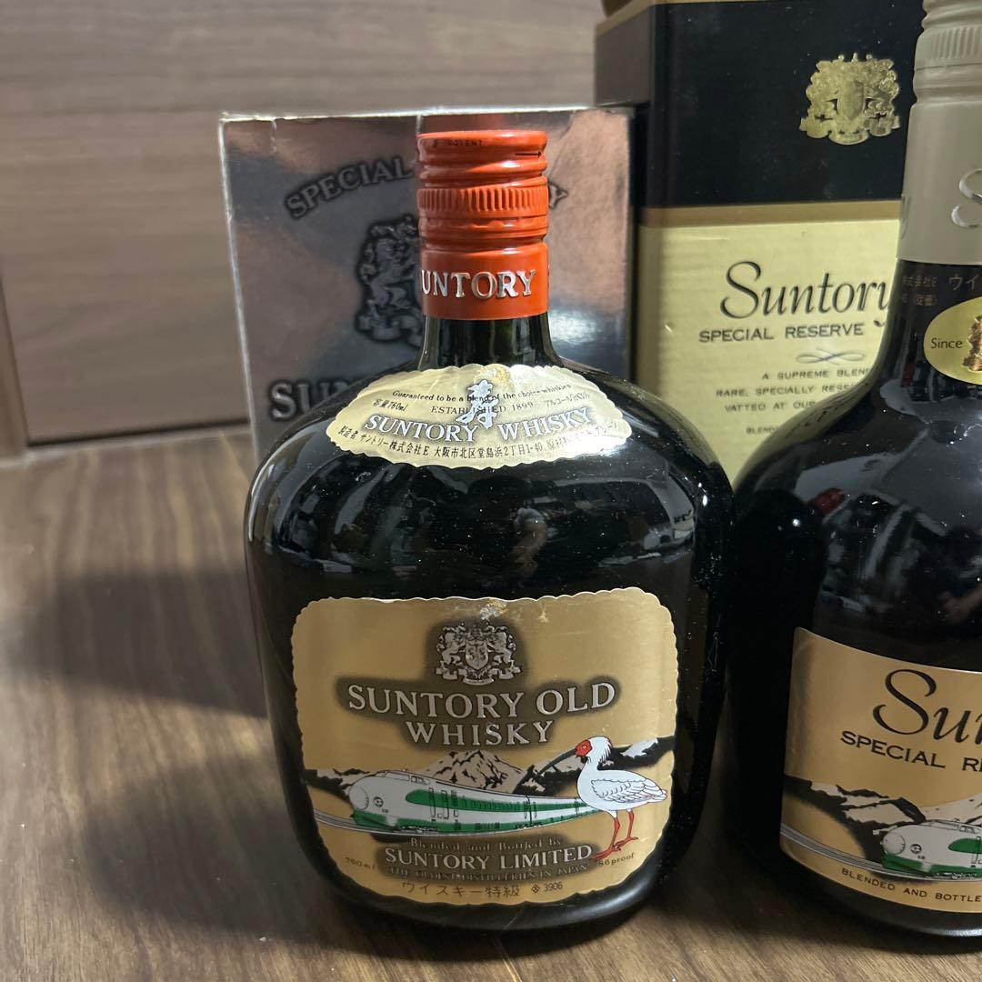 【サントリーウィスキー】上越新幹線開業記念ボトル【古酒、未開封】