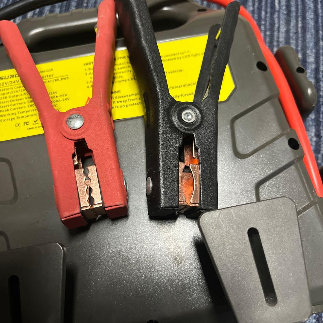 suaoki ジャンプスターター 12V 24V併用　バッテリー上がりに