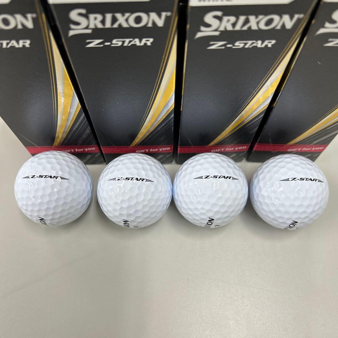 SRIXON Z-STAR ホワイト 4ダースまとめ売り【新品未使用ボール】