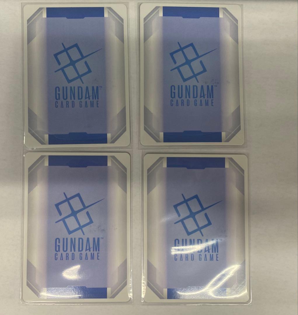 ガンダムカードゲーム　Zガンダム　パラレル　4枚セット