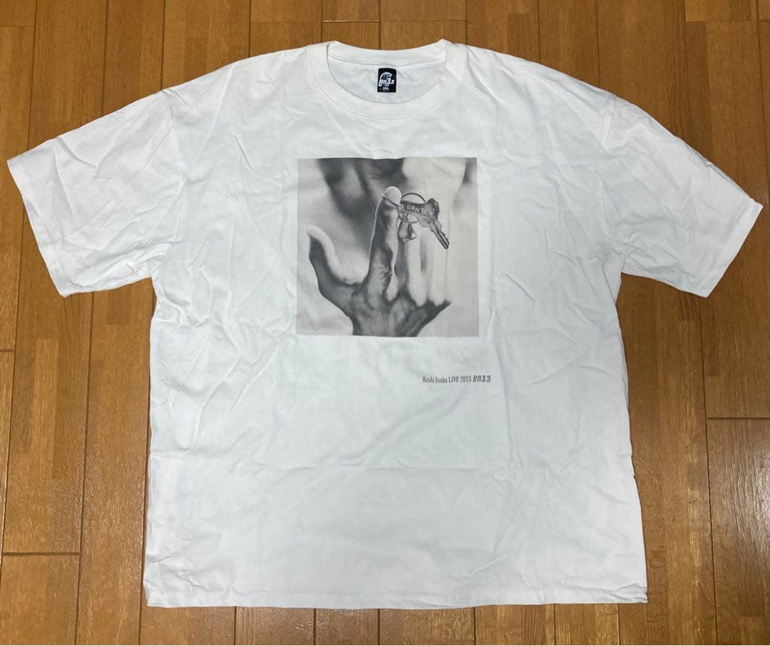 B’z 稲葉浩志 en3.5 ツアーTシャツ 白 2XL 匿名配送