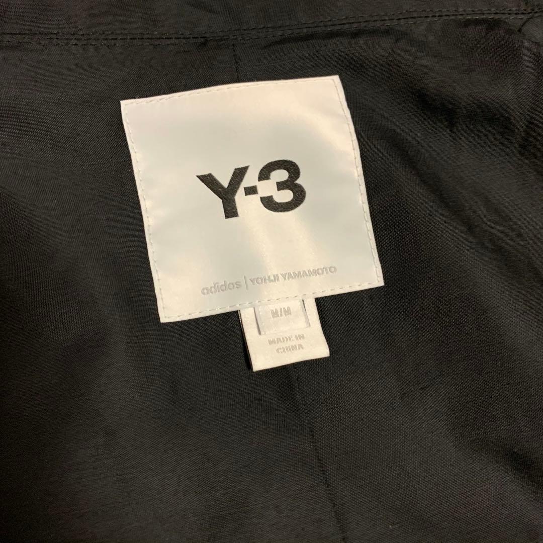 Y-3 ナイロンモッズコート　パーカー　フード　ロングコート　ブラック　Mサイズ